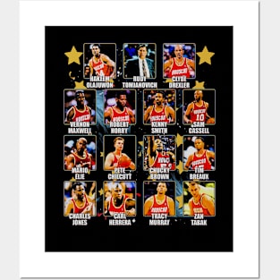 Houston 1995 NBA Champions Team Posters and Art
